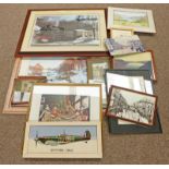 SELECTION OF FRAMED PRINTS & JIG SAW