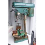 NU TOOLS 12 SPEED DRILL PRESS WITH ACCESSORIES