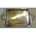 WHITE METAL TRAY MARKED T.100.