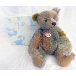 STEIFF 036477 "REINHARD" THE SCHULTE PATCHWORK TEDDY BEAR.