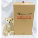 STEIFF 406898 1922 REPLICA TEDDY BEAR,