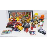 SELECTION OF VARIOUS ITEMS INCLUDING SPIDERMAN, BOB THE BUILDER,