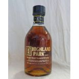 1 BOTTLE OF HIGHLAND PARK 12 YEAR OLD SINGLE MALT WHISKY, 75CL,