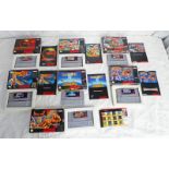 SEVEN NINTENDO (NTSC) SNES GAMES INCLUDING MORTAL KOMBAT, STAR FOX, CHUCK ROCK AND OTHERS.