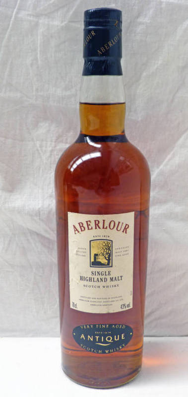 1 BOTTLE ABERLOUR ANTIQUE SINGLE MALT WHISKY - 70CL,