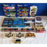 SELECTION OF VARIOUS MATCHBOX, CORGI, LLEDO MODEL VEHICLES,