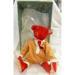 STEIFF 03139 "ALFONZO" LIMITED EDITION 1908 REPLICA TEDDY BEAR WITH COSSAK-OUTFIT.