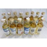 GOOD SELECTION OF 'MASTER OF MALT' ISLAY SINGLE MALT WHISKY MINIATURES INCLUDING PORT ELLEN 13 YEAR