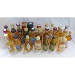 GOOD SELECTION OF SINGLE MALT WHISKY MINIATURES INCLUDING 1978 SINGLETON 43% VOL,