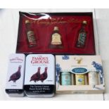 VARIOUS WHISKY MINIATURES TO INCLUDE GORDON & MACPHAIL BOX SET INCLUDING PORT ELLEN ,