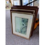 SELECTION OF FRAMED RUSSELL FLINT PRINTS