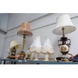 SELECTION OF TABLE LAMPS