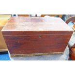 PINE TRUNK WITH LIFT UP LID