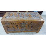 EASTERN CARVED CAMPHORWOOD TRUNK