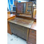 MAHOGANY DRESSING TABLE WITH DRAWERS
