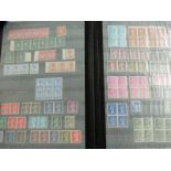 GOOD SELECTION OF UNMOUNTED MINT BLOCKS OF 6 & 4S & VARIOUS HIGH VALUES UNMOUNTED MINT 2/6 5/- & £1