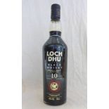 1 BOTTLE OF LOCH DHU 10 YEAR OLD SINGLE MALT WHISKY, 70CL, 40% VOL.