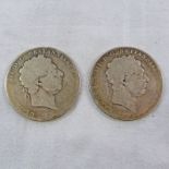 2 X GEORGE III CROWNS;