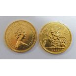 2 X ELIZABETH II 1980 SOVEREIGNS