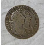 1689 WILLIAM AND MARY HALF CROWN