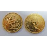 2 X ELIZABETH II 1980 SOVEREIGNS