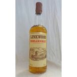1 BOTTLE OF LINKWOOD 12 YEAR OLD SINGLE HIGHLAND MALT WHISKY, 75CL,