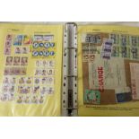 VARIOUS WORLD STAMPS, PART SHEETS ETC.