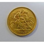 1912 GEORGE V HALF-SOVEREIGN