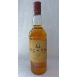 1 BOTTLE SCAPA SINGLE MALT WHISKY DISTILLED 1979, 70CL,