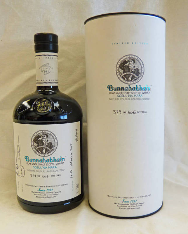 1 BOTTLE BUNNAHABHAIN SGEUL NA MARA 10 YEAR OLD SINGLE MALT WHISKY, DISTILLED 2003 - 700ML 60.