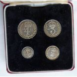 1911 MAUNDY SET OF 4 COINS