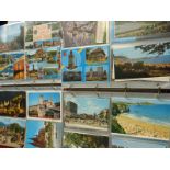 FIVE FOLDERS OF VARIOUS 20TH CENTURY WORLDWIDE POSTCARDS