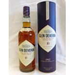 1 BOTTLE GLEN DEVERON 10 YEAR OLD SINGLE MALT WHISKY, DISTILLED 1992 - 70CL,