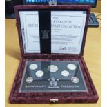 1996 SILVER ANNIVERSARY COLLECTION GB PROOF COINS CELEBRATING THE 25TH ANNIVERSARY OF