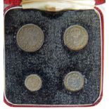 1895 MAUNDY SET OF 4 COINS