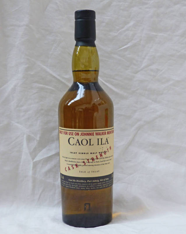 1 BOTTLE CAOL ILA JOHNNIE WALKER MENTORING BOTTLING, SINGLE MALT WHISKY,