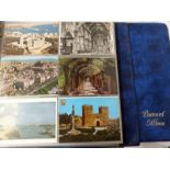 2 ALBUMS WITH VARIOUS FOREIGN POSTCARDS INCLUDING MILAN, NAPOLI, ROME,