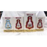 4 BELLS COMMEMORATIVE DECANTERS: BIRTH OF PRINCESS BEATRICE, BIRTH OF PRINCESS EUGENIE,