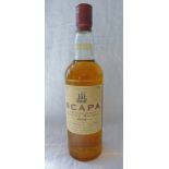 1 BOTTLE SCAPA SINGLE MALT WHISKY DISTILLED 1984 -70CL,