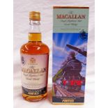 1 BOTTLE MACALLAN "FORTIES" SINGLE MALT WHISKY FROM THE TRAVEL SERIES - 500 ML,