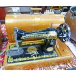 TYPICAL ELECTRIC SEWING MACHINE MADE BY THE SHANGHAI SEWING MACHINE,