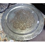 INDO-PERSIAN METAL CHARGER 59CM DIAMETER