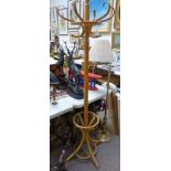 ARTS & CRAFTS STYLE BENTWOOD COAT STAND