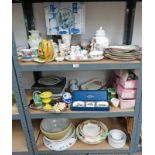 SELECTION OF PORCELAIN OVER 3 SHELVES O INCLUDE ROYAL WORCESTER, AYNSLEY,