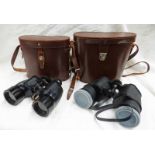 PAIR OF ROSS LONDON BINOCULARS 7 X 42 & PAIR OF LIZARS 10 X 50 FIELD BINOCULARS