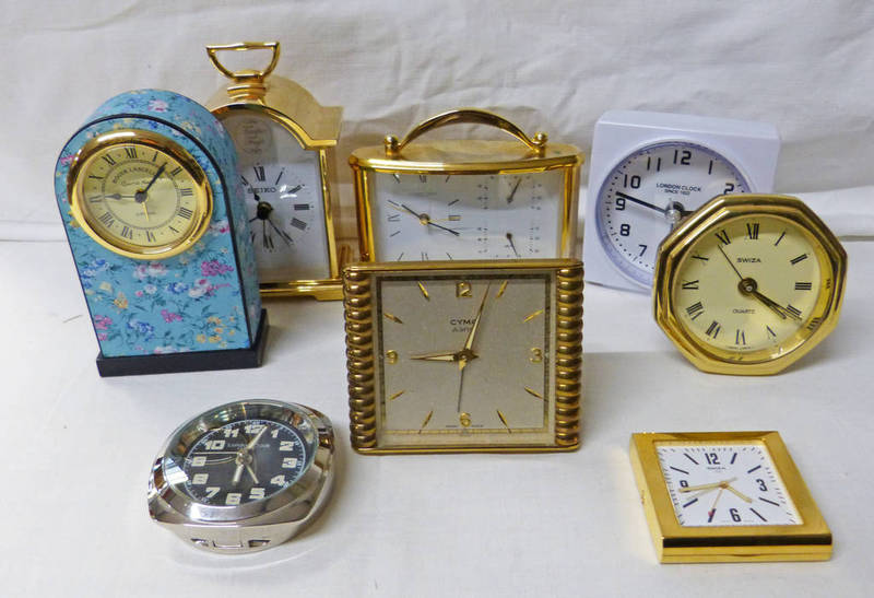 SEIKO BRASS CASED CLOCK,