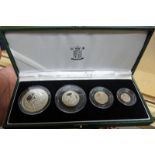 BRITANNIA COLLECTION OF 4 COINS 2005 SILVER PROOF SET