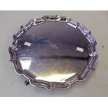 SILVER SALVER SHEFFIELD 1934 20 OZS Condition Report: 27cm diameter,