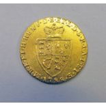 1788 SHIELD BACK SOVEREIGN Condition Report: Weight: 8.5g.