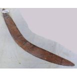 ABORIGINAL BOOMERANG - 63CM LONG Condition Report: item weighs 0.20kg.